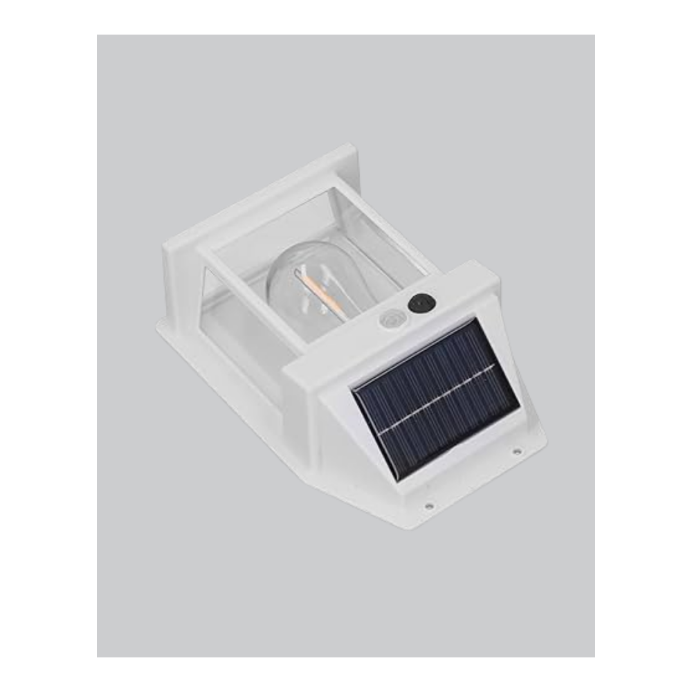 Üç Modlu Güneş Enerjili Duvar Lambası 1800mAh Bataryalı ve Hareket Sensörlü