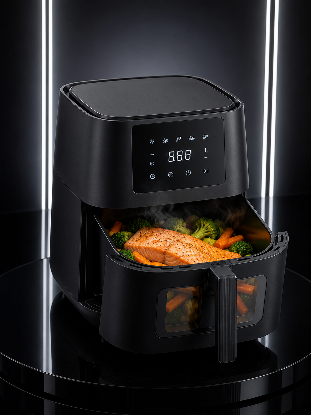 Yağsız Yemek Pişirme İçin Dijital Air Fryer Fritöz