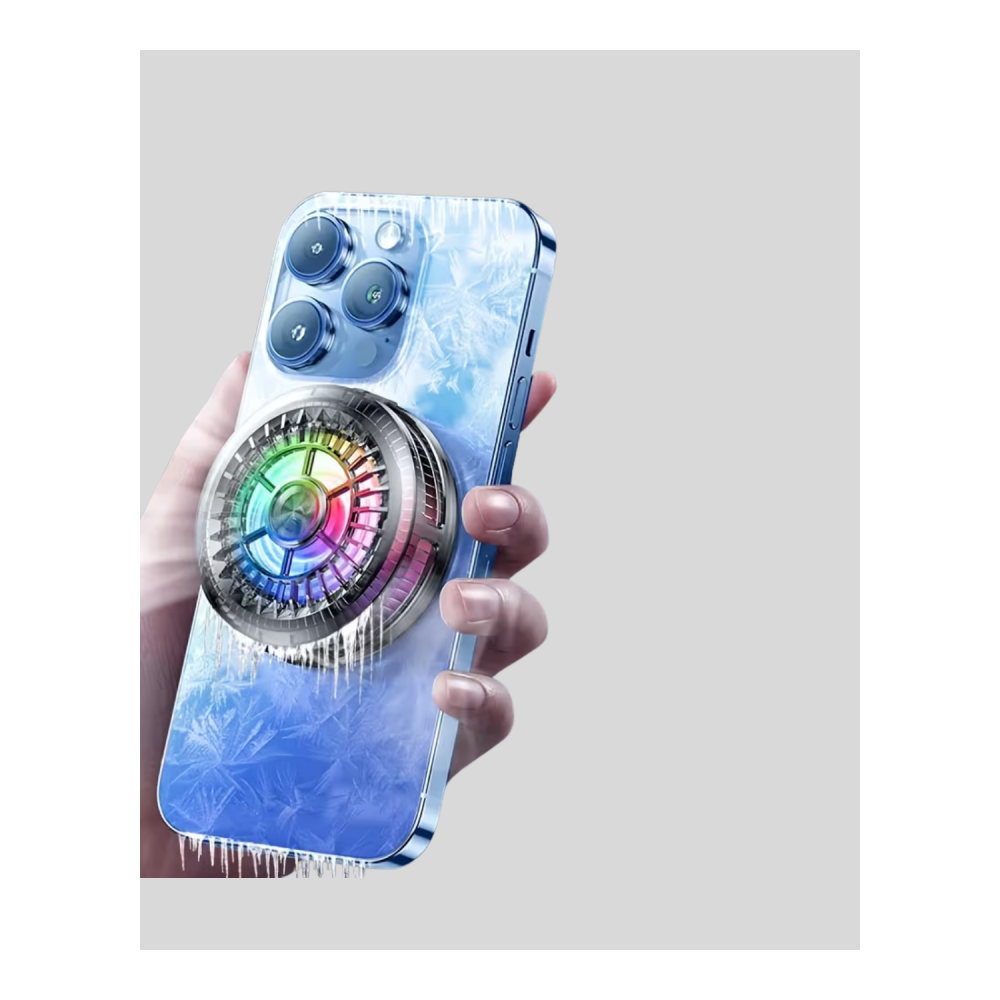 RGB LED Telefon Soğutucu Fan Yüksek Hızlı Soğutma Oyuncu Cooler Yeni Nesil