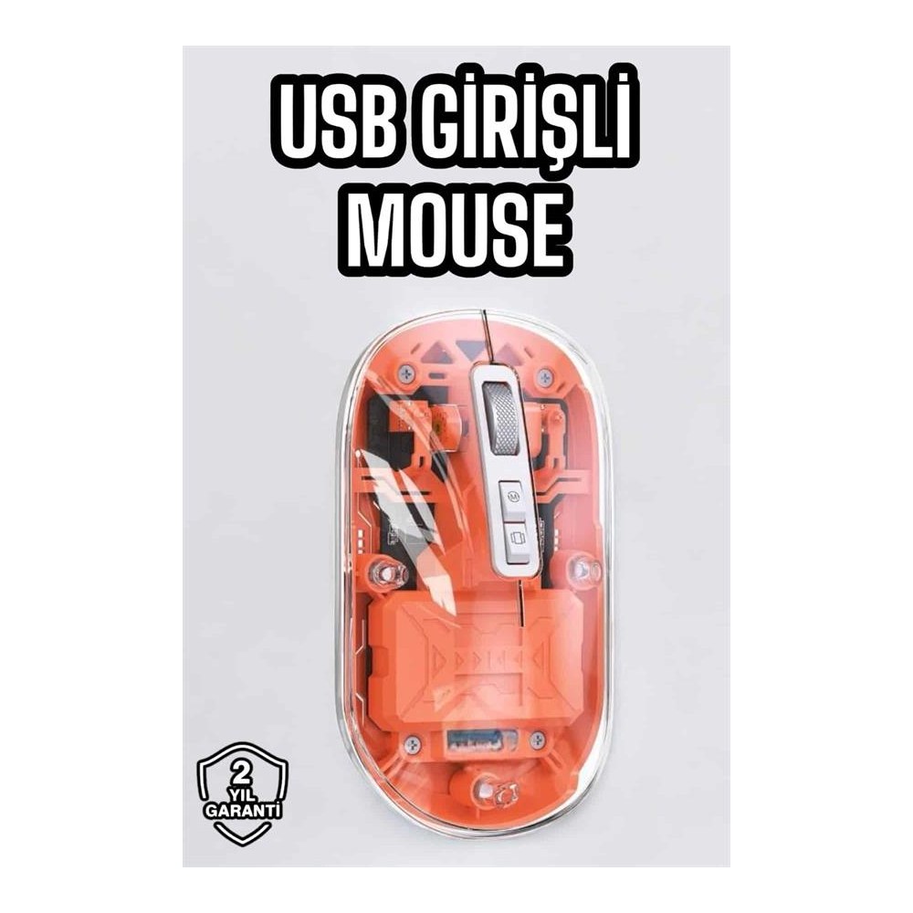 Sessiz Kablosuz USB Girişli Mouse Fare Yüksek Performanslı Yeni Nesil