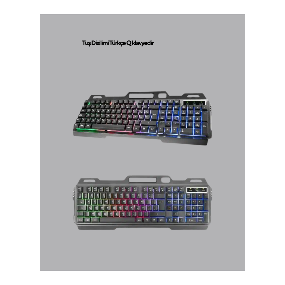 HN01 KULAKLIK + PG-8018 OYUNCU KLAVYESİ SET