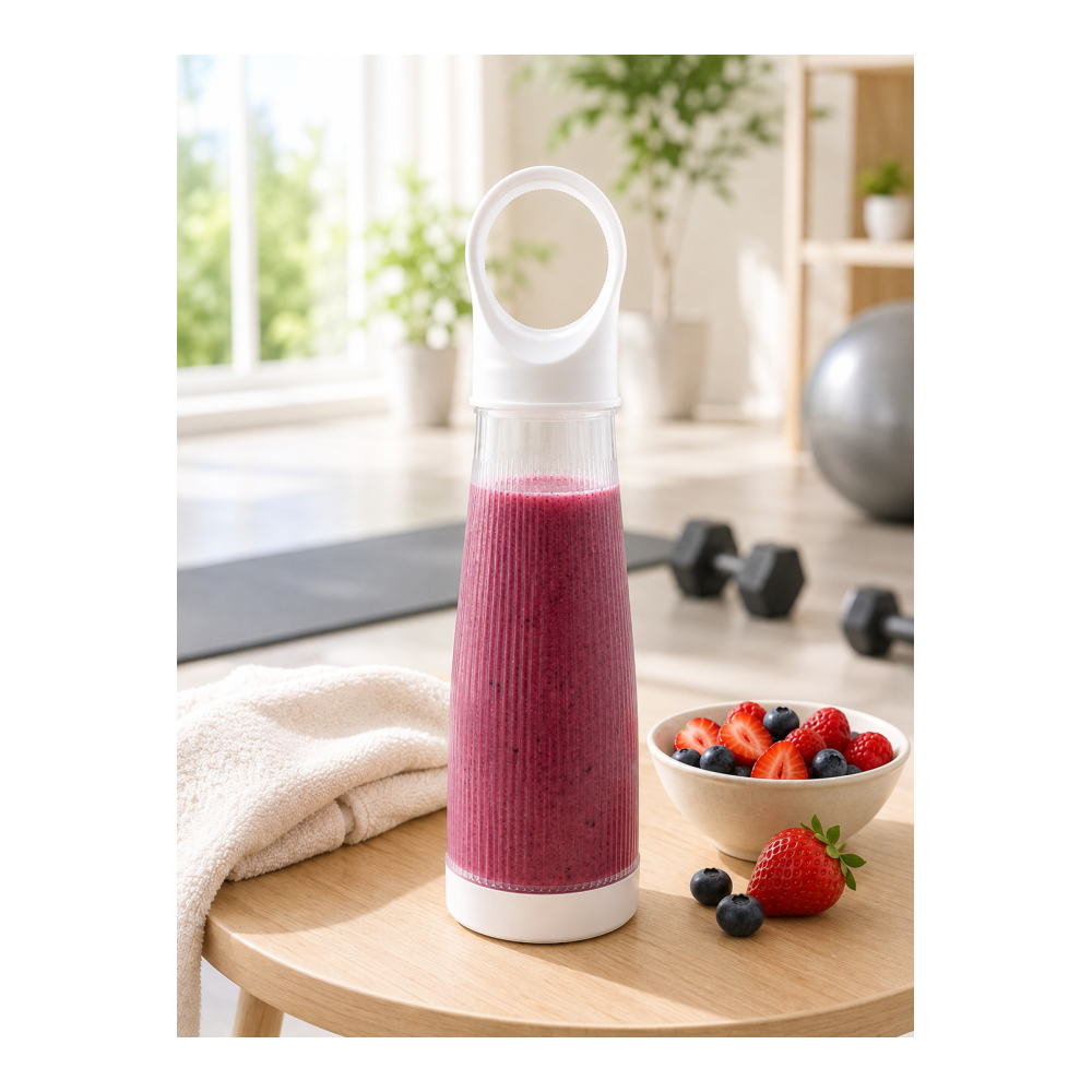 Şarjlı Smoothie Blender 400 ML Taşınabilir Meyve Karıştırıcı Pratik Mini Blender