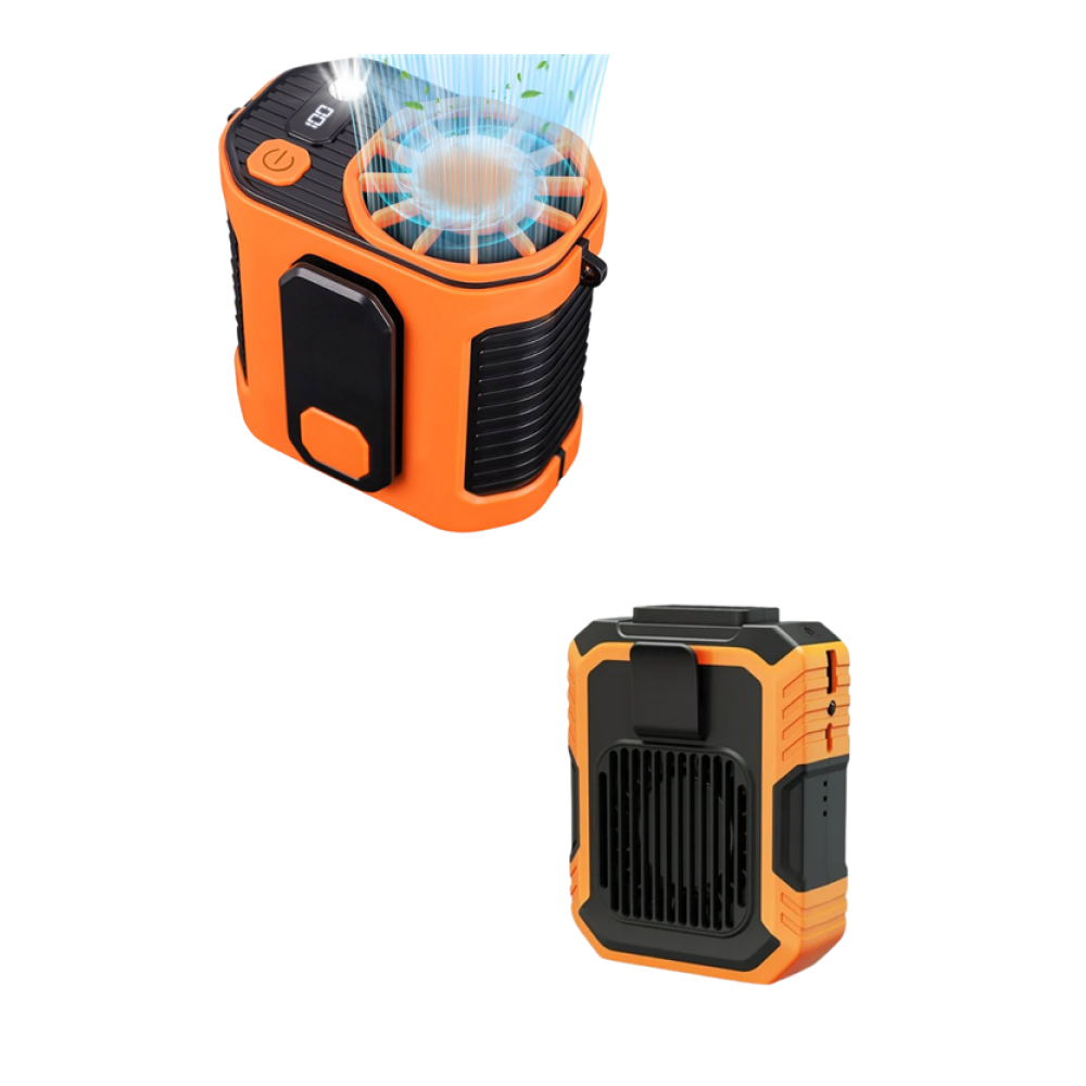Taşınabilir USB Şarjlı Turbo Fan – 3 Modlu Soğutma, Hafif & Kompakt