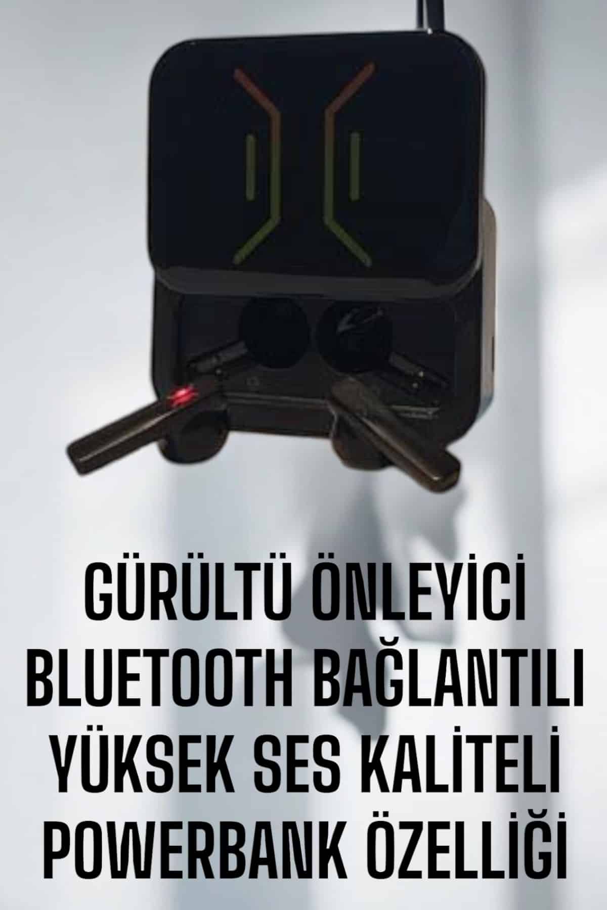 Powerbankli Bluetooth Kulaklık Yüksek Ses Kaliteli Kablosuz