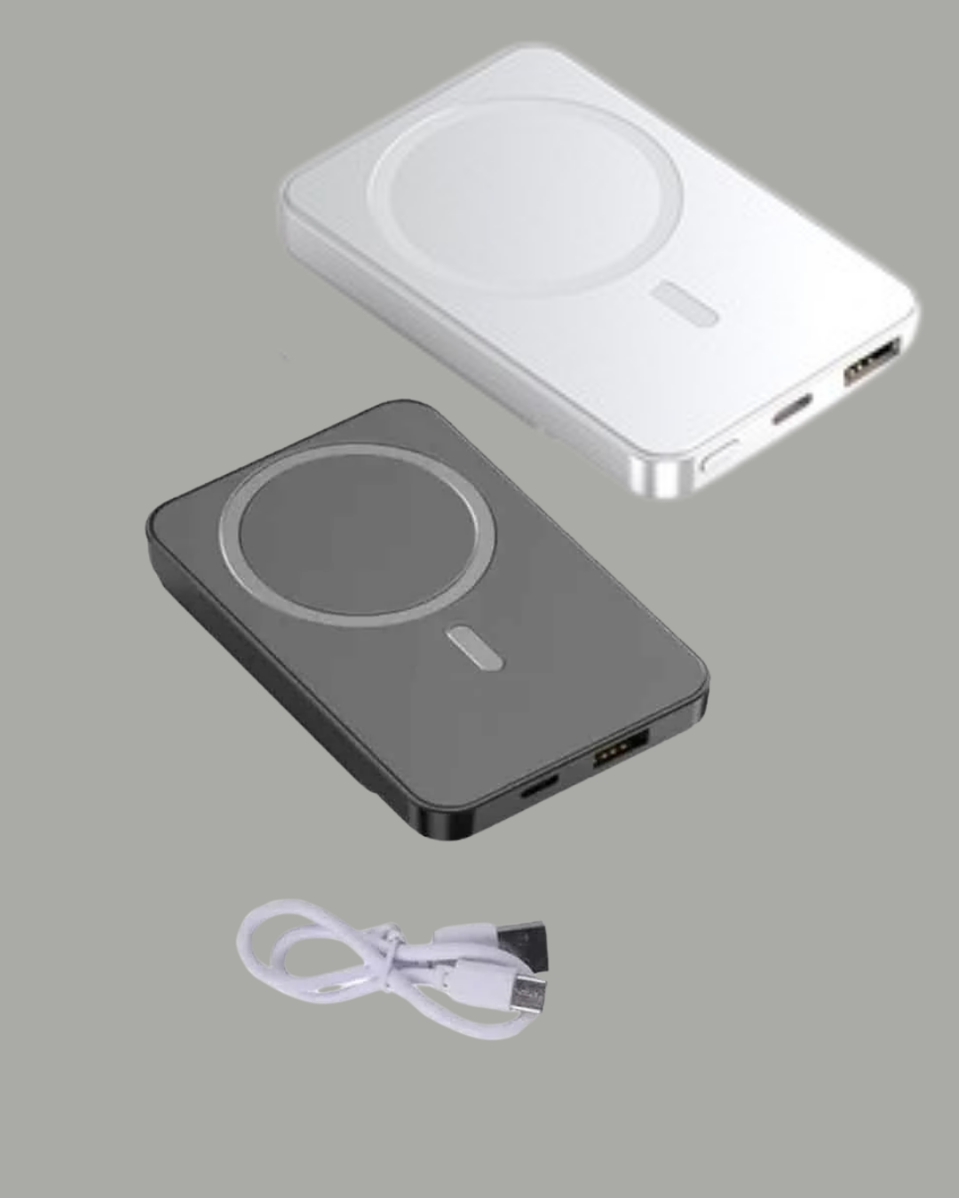 Manyetik ve Hızlı Kablosuz Şarj Güç Bankası Powerbank