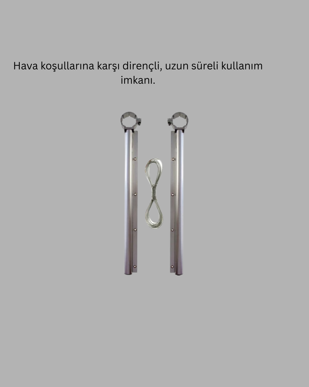 Balkon Demiri Çamaşır Askısı Kare Demirlere Uygun Dayanıklı Tasarım