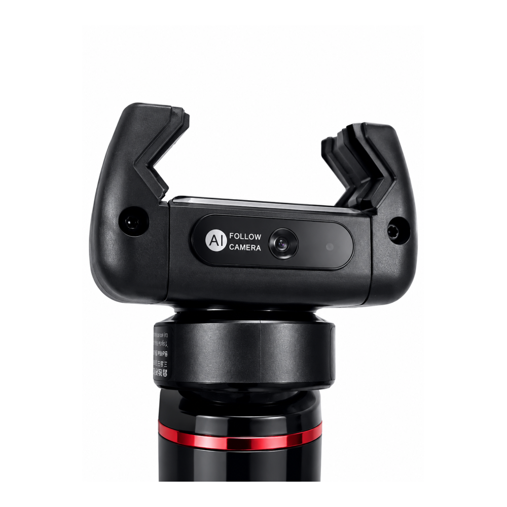 AI Takipli Gimbal Selfie Stick 360° Otomatik Yüz Takibi Bluetooth Kumandalı Uzayabilir Tripodlu Telefon Sabitleyici