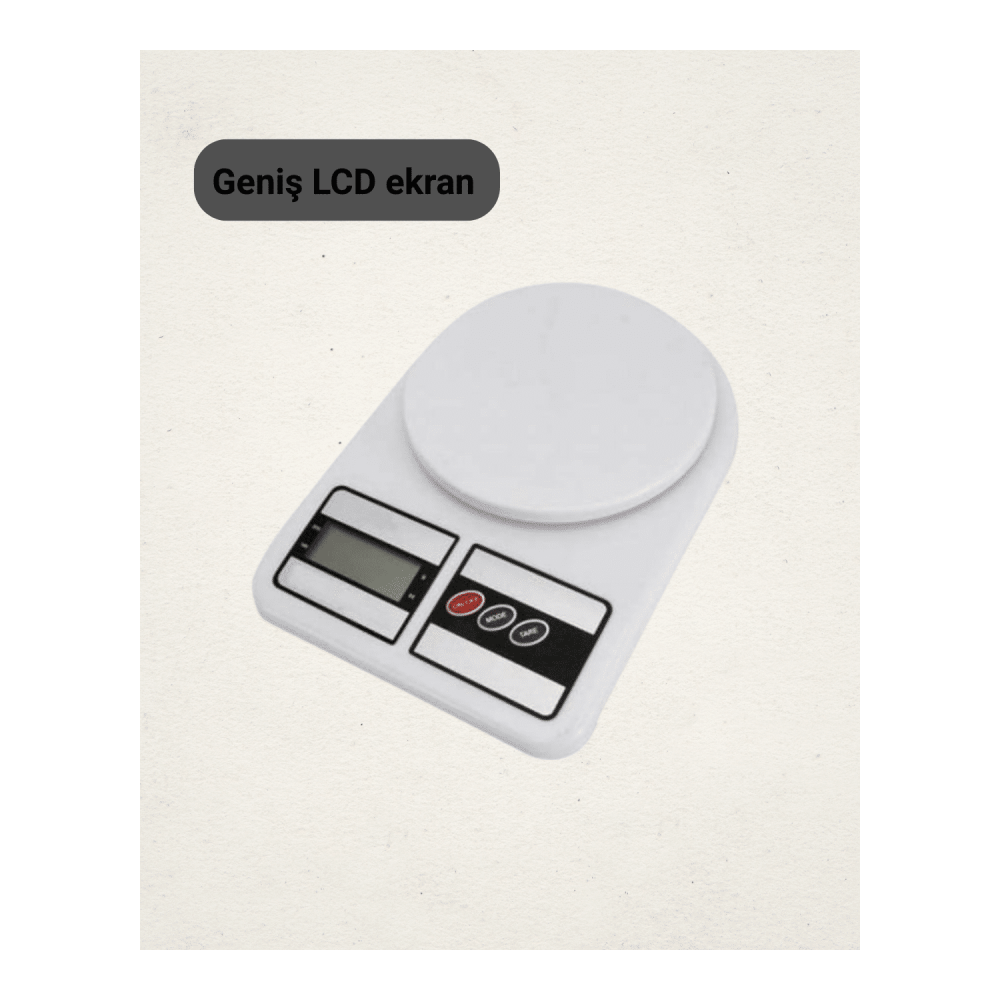 10 Kg Kapasiteli LCD Ekranlı Dijital Mutfak Tartıs Yeni Nesil