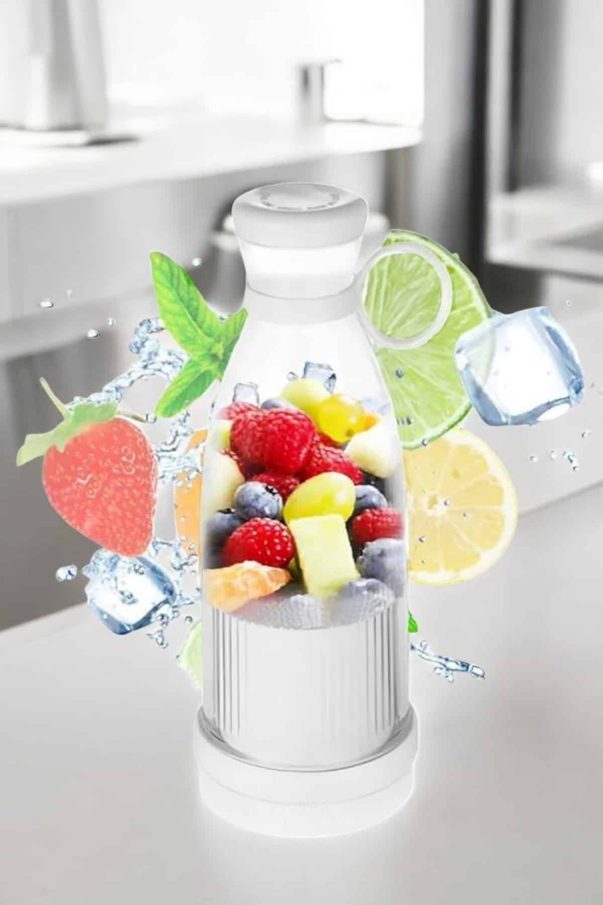 El Blender Bardak Blender Şarjlı Taşınabilir Meyve Sıkcağı Smoothie