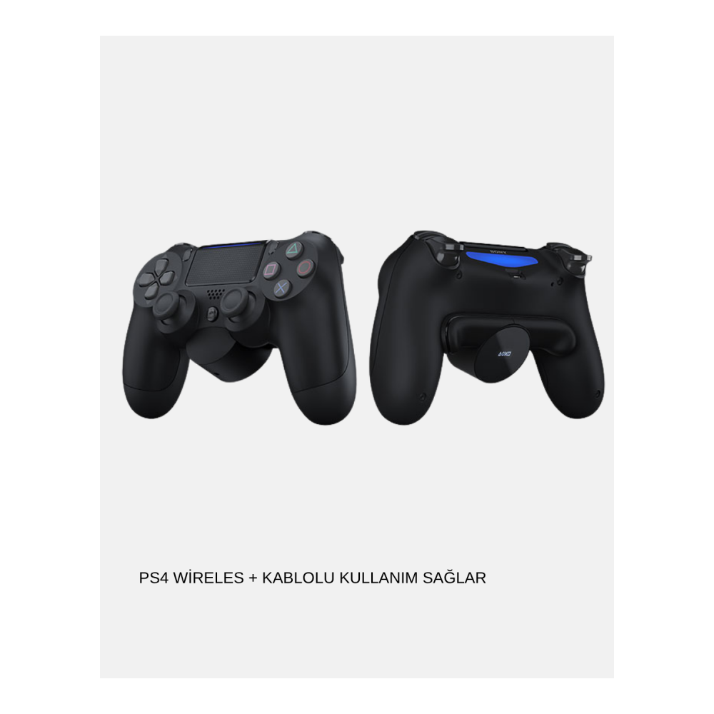 PS4 Kablosuz Oyun Kolu V2 – Bluetooth Bağlantılı, Titreşimli, PC ve Mobil Uyumlu