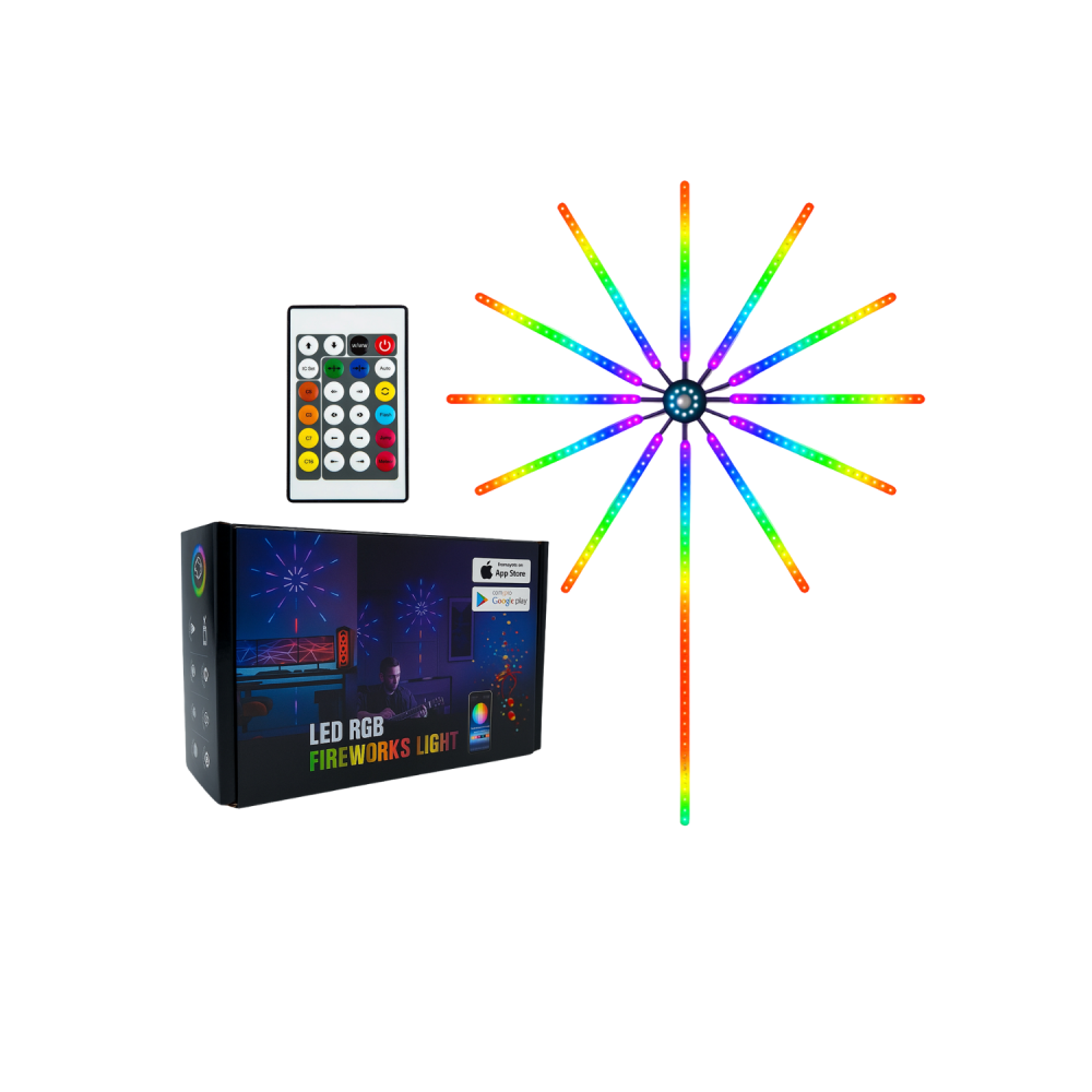 Akıllı RGB LED Duvar Lambası Kumandalı ve Uygulama Kontrollü Yeni Nesil