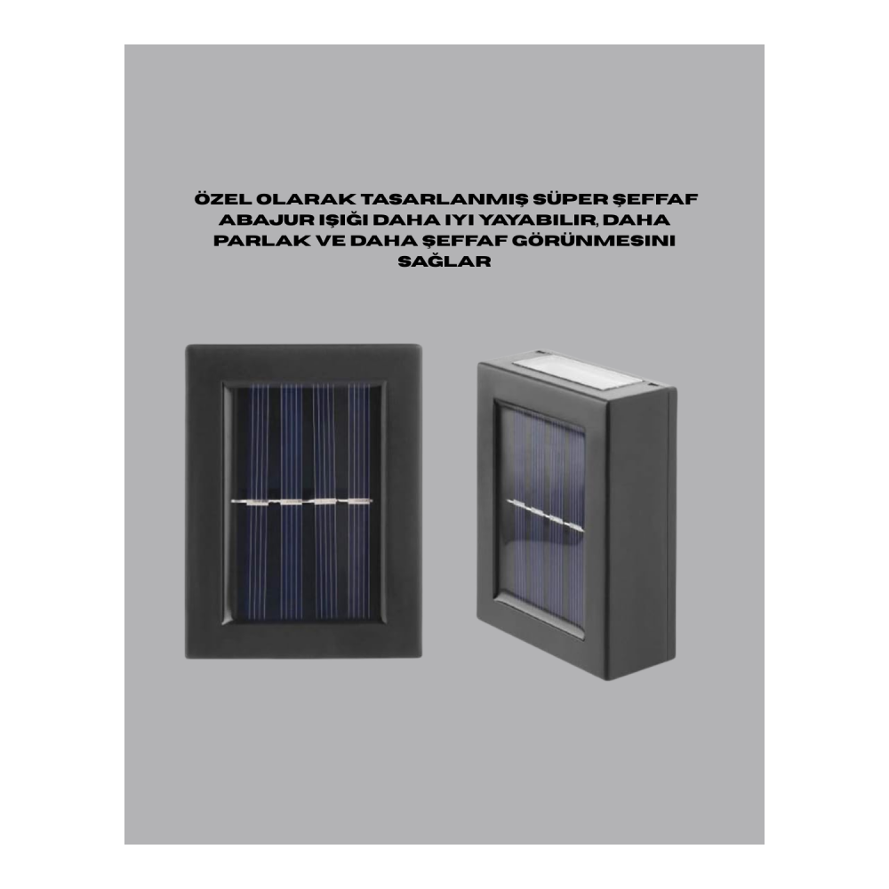 Bahçe ve Balkon İçin Güneş Enerjili Lamba Yeni Nesil