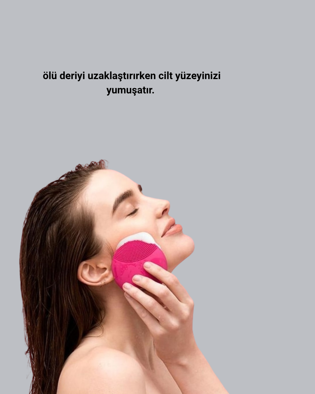 3 Fonksiyonlu Yüz Temizleme ve Masaj Cihazı – Su Geçirmez, Şarjlı, Ölü Deri Temizleyici ve Cilt Yenileyici