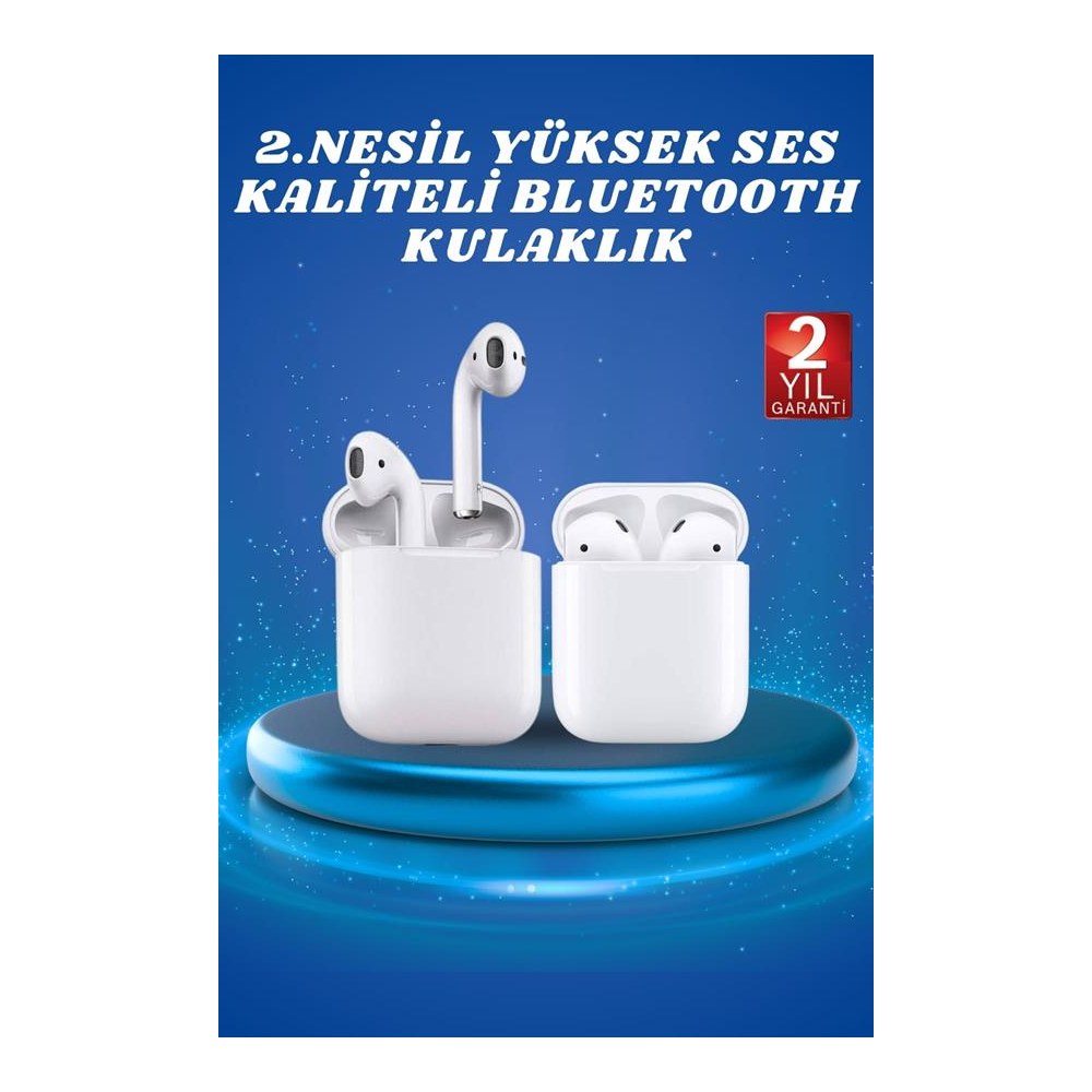 2.Nesil Yeni Model TWS Bluetooth Kulaklık Dokunmatik Kontrol Yüksek Ses Kaliteli Yeni Nesil