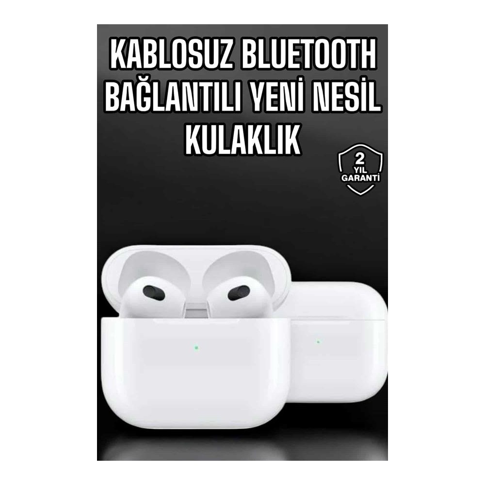 Bluetooth Kulaklık 3.Nesil Kablosuz Uzun Pil Ömrü Dokunmatik Kontrol Yeni Nesil