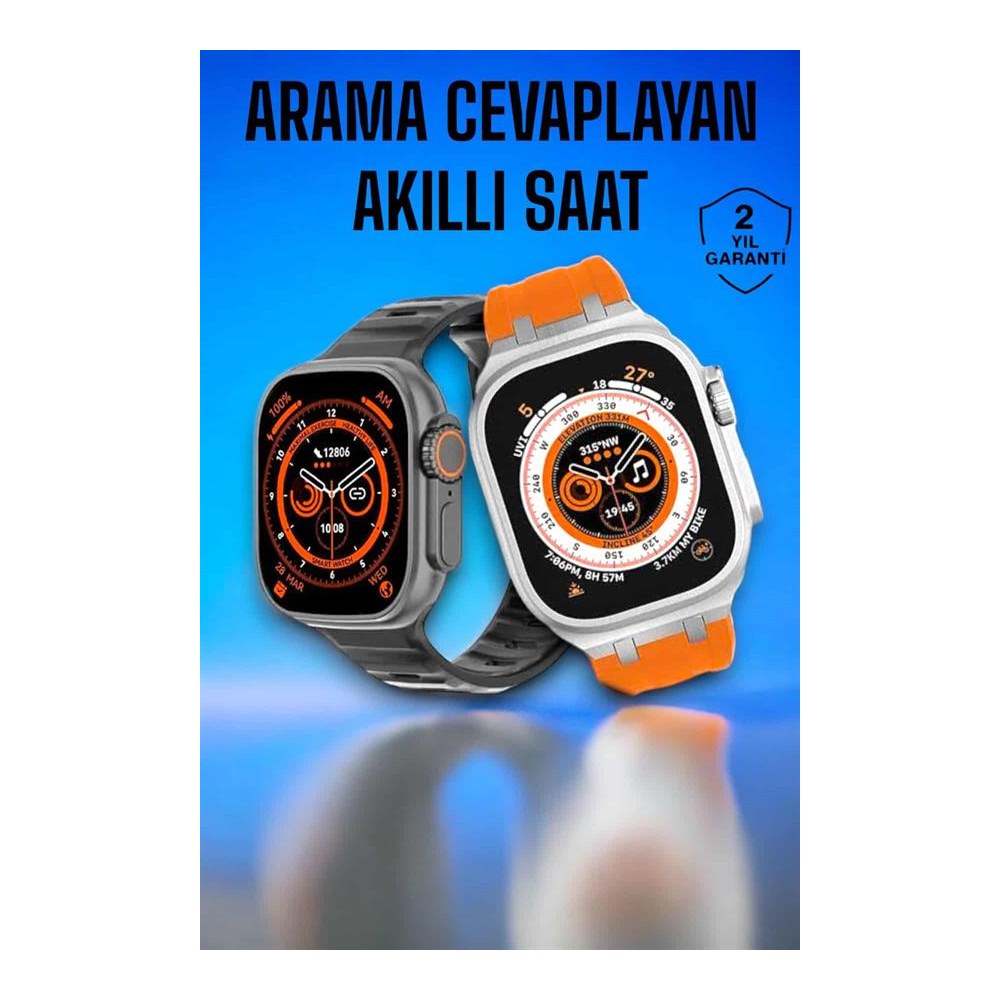 Akıllı Saat GPS, Sağlık Ve Uyku Takibi Arama Cevaplayan Bluetooth Bağlantılı (Kopya)