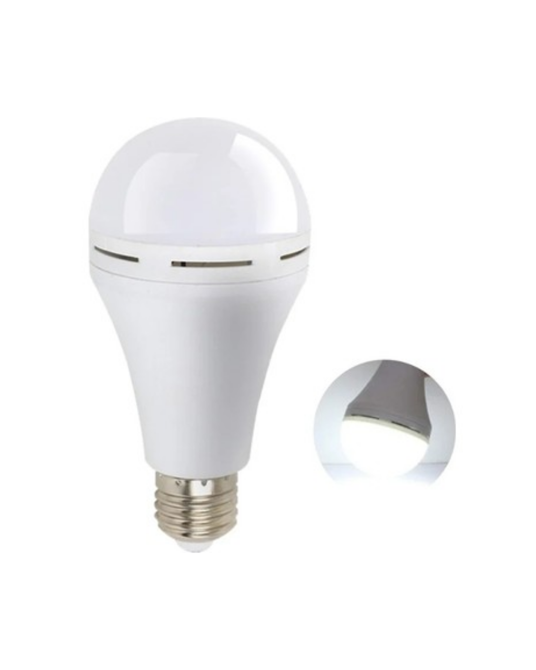 35W Şarjlı LED Ampul E27 Duy 6500K Beyaz Işık Kesintisiz Aydınlatma