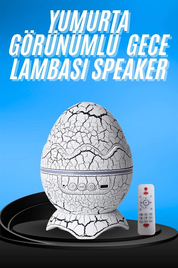 Gece Lambası Yumurta Işık Speaker Yeni Nesil Dinozor Yumurtası Görünümlü