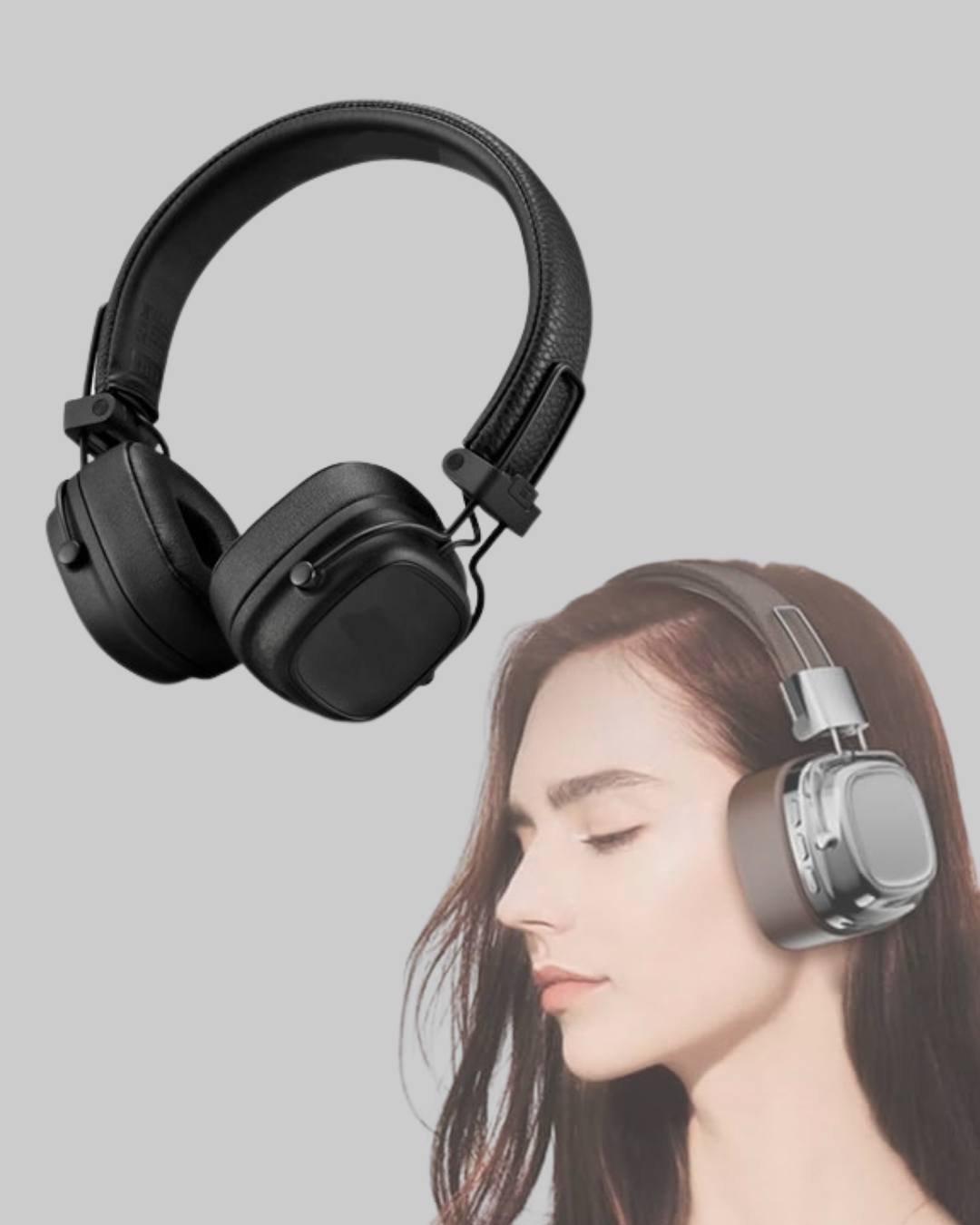 Kablosuz Bluetooth Kulak Üstü Kulaklık Kristal Ses Kalitesi ve Ergonomik Yapı