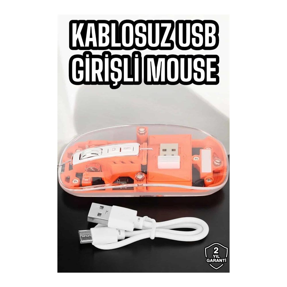 Fare Mouse Çift Modlu Kablosuz Bağlantılı 2.4GHz Destekli Yeni Nesil