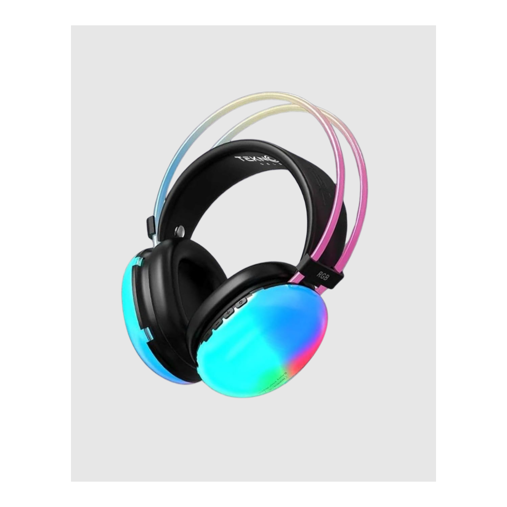 Ergonomik RGB Bluetooth Kulaklık 3D Ses Yeni Nesil