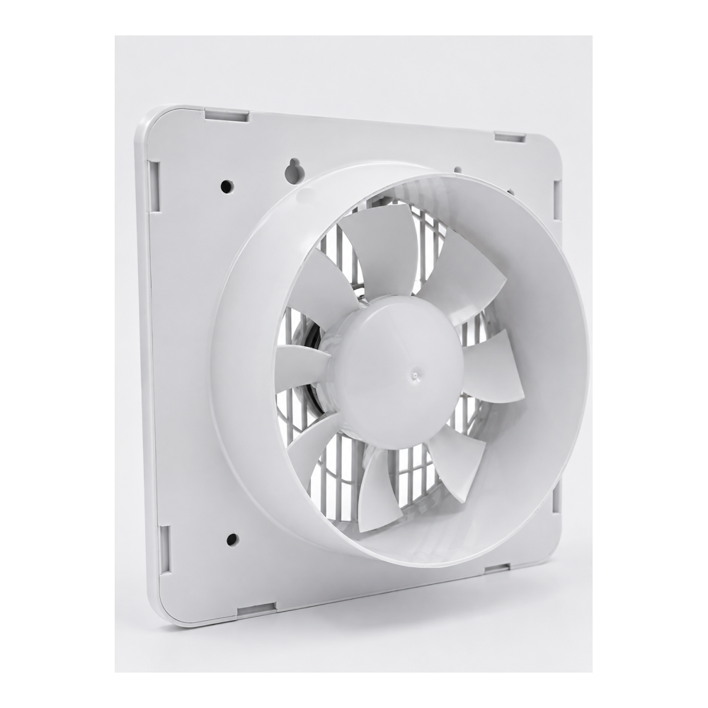 20 W Havalandırma Fanı 150 mm Bağlantı Çapı 20,8 x 20,8 cm Dekoratif Aspiratör