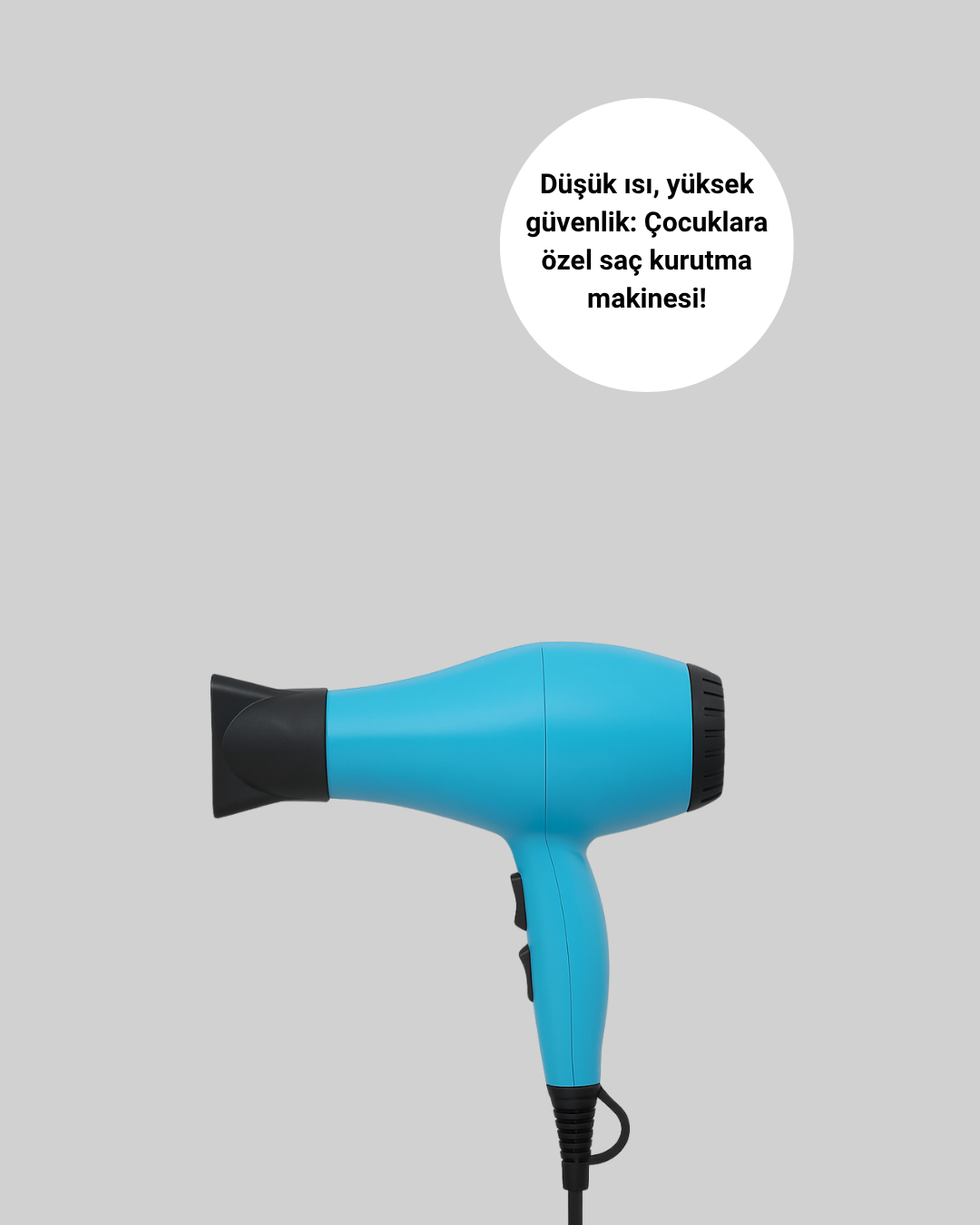 Çocuklara Özel Mini Fön Makinesi