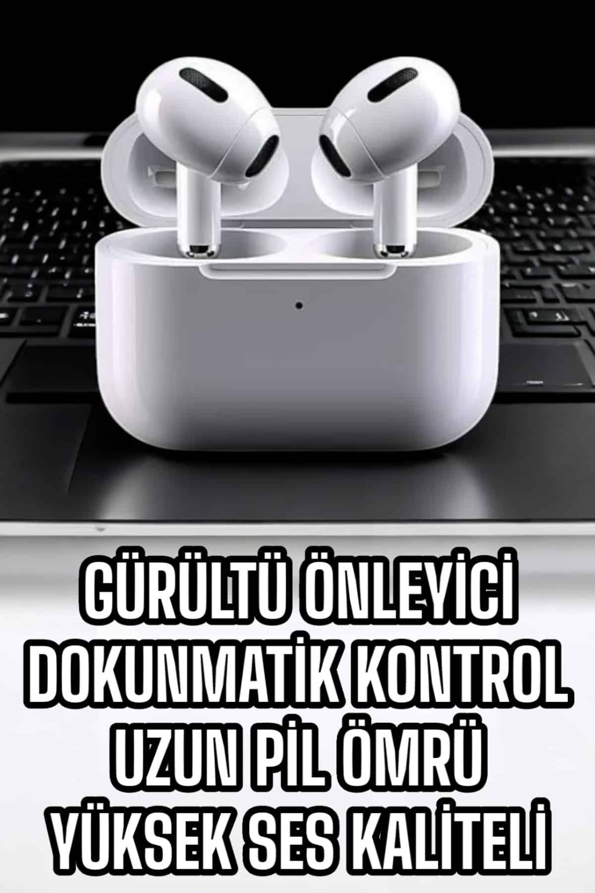 3.Nesil TWS Bluetooth Kulaklık Mikrofonlu ANC Özelliği Dokunmatik Kontrol