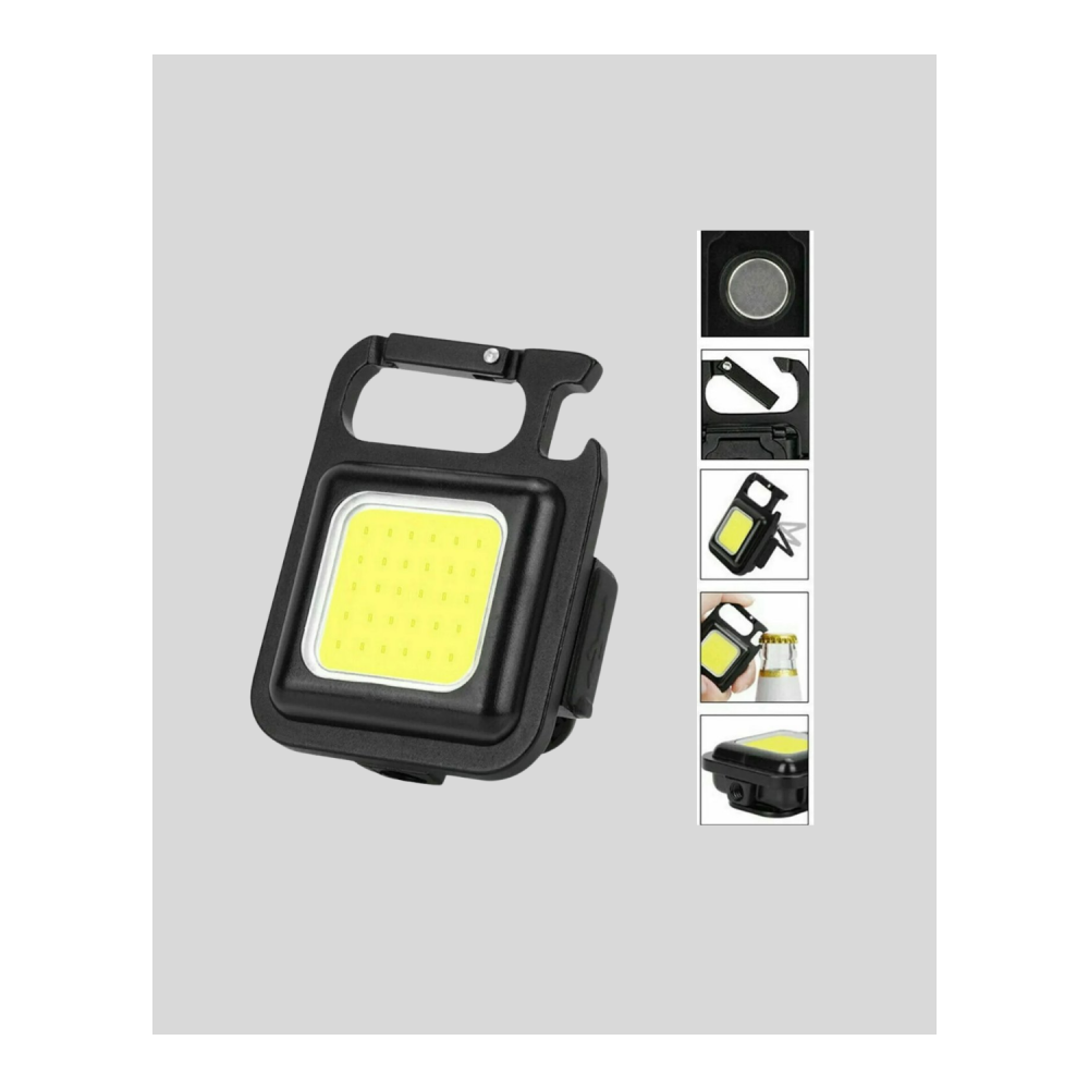 Süper Parlak 800 Lümen LED Fener – USB Şarjlı, 3 Işık Modlu, Mini Taşınabilir ve Anahtarlık Tipi Yeni Nesil