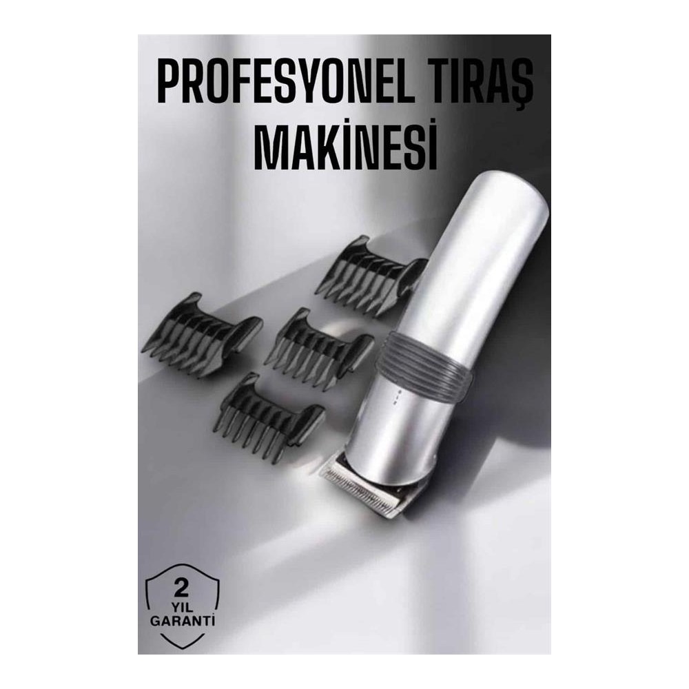 4 Taraklı Taşınabilir Profesyonel Saç ve Sakal Kesme Tıraş Makinesi Yeni Nesil