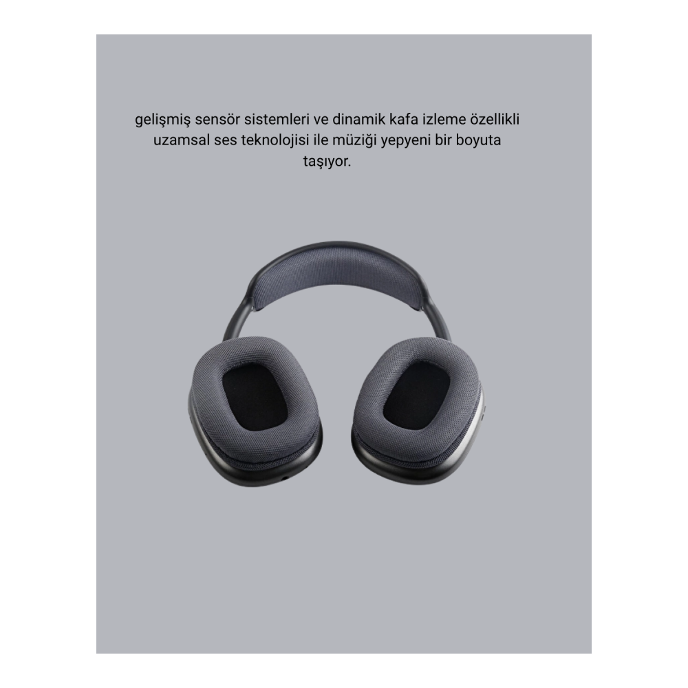 Bluetooth 5.0 Kulak Üstü Kulaklık – Gürültü Engelleme, Uzamsal Ses, Hızlı Şarj
