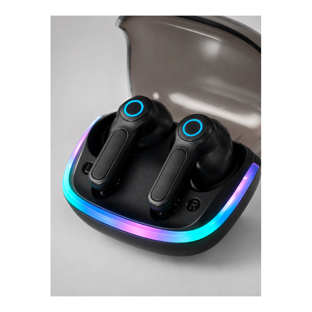 WS Bluetooth Kulaklık Quad ENC HD Voice 500mAh Şarj Kutulu Kablosuz Kulaklık