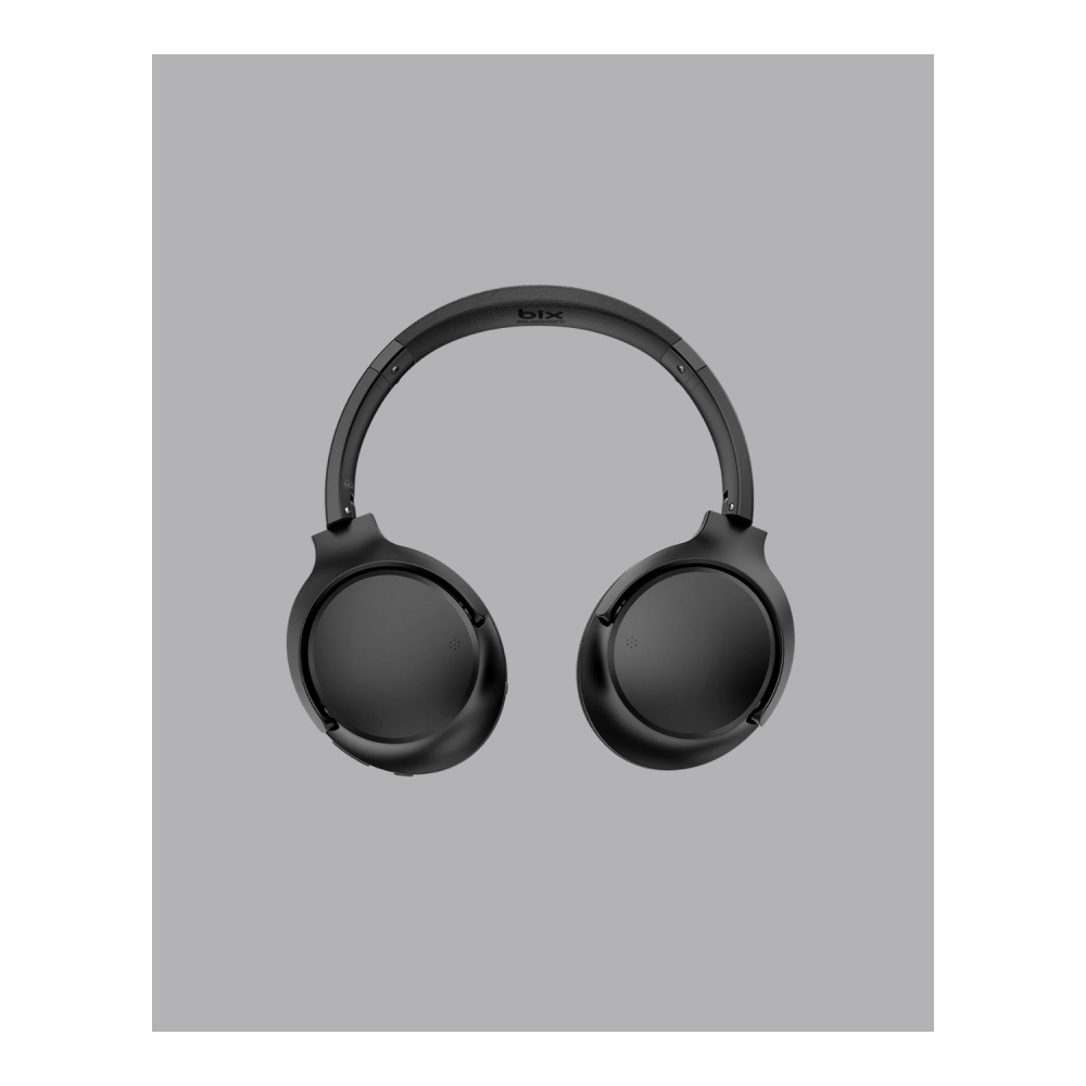 Bluetooth 5.0 Siyah Kablosuz Kulaklık 18 Saat Batarya Katlanabilir Tasarım Yeni Nesil
