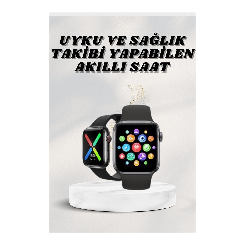 Akıllı Saat Wireless Şarj Yüksek Çözünürlüklü Müzik Dinleme Sesli Cevaplama Yeni Nesil
