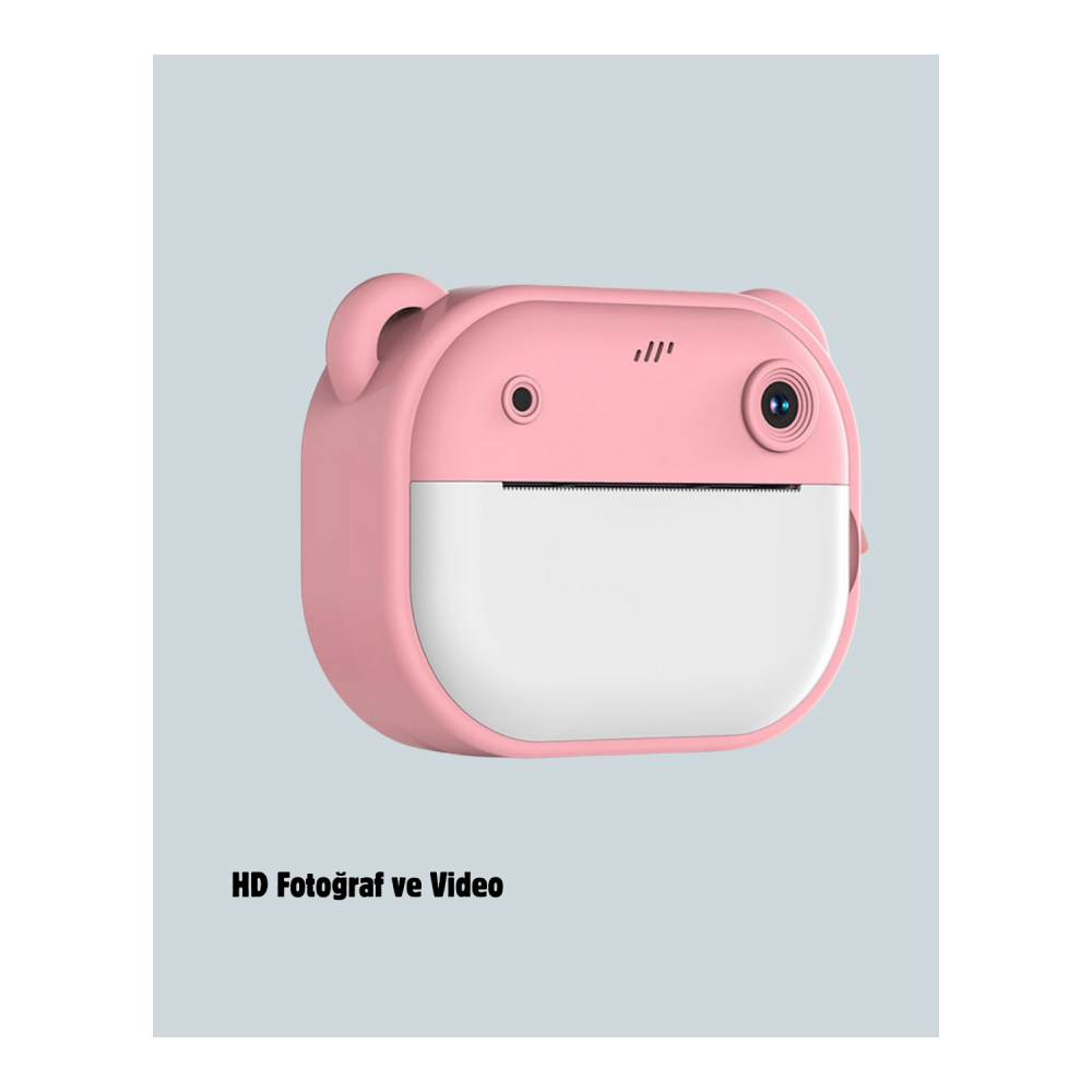 Termal Baskılı HD Şipşak Kamera 24MP Çift Lensli 32GB Hafızalı