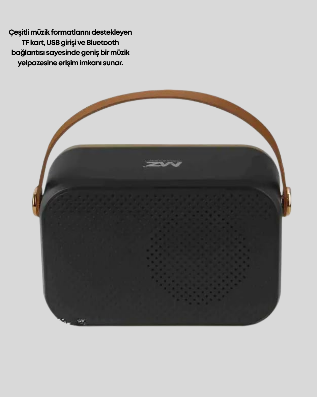 Bluetooth’lu Retro Radyo – FM Destekli Nostaljik Hoparlör