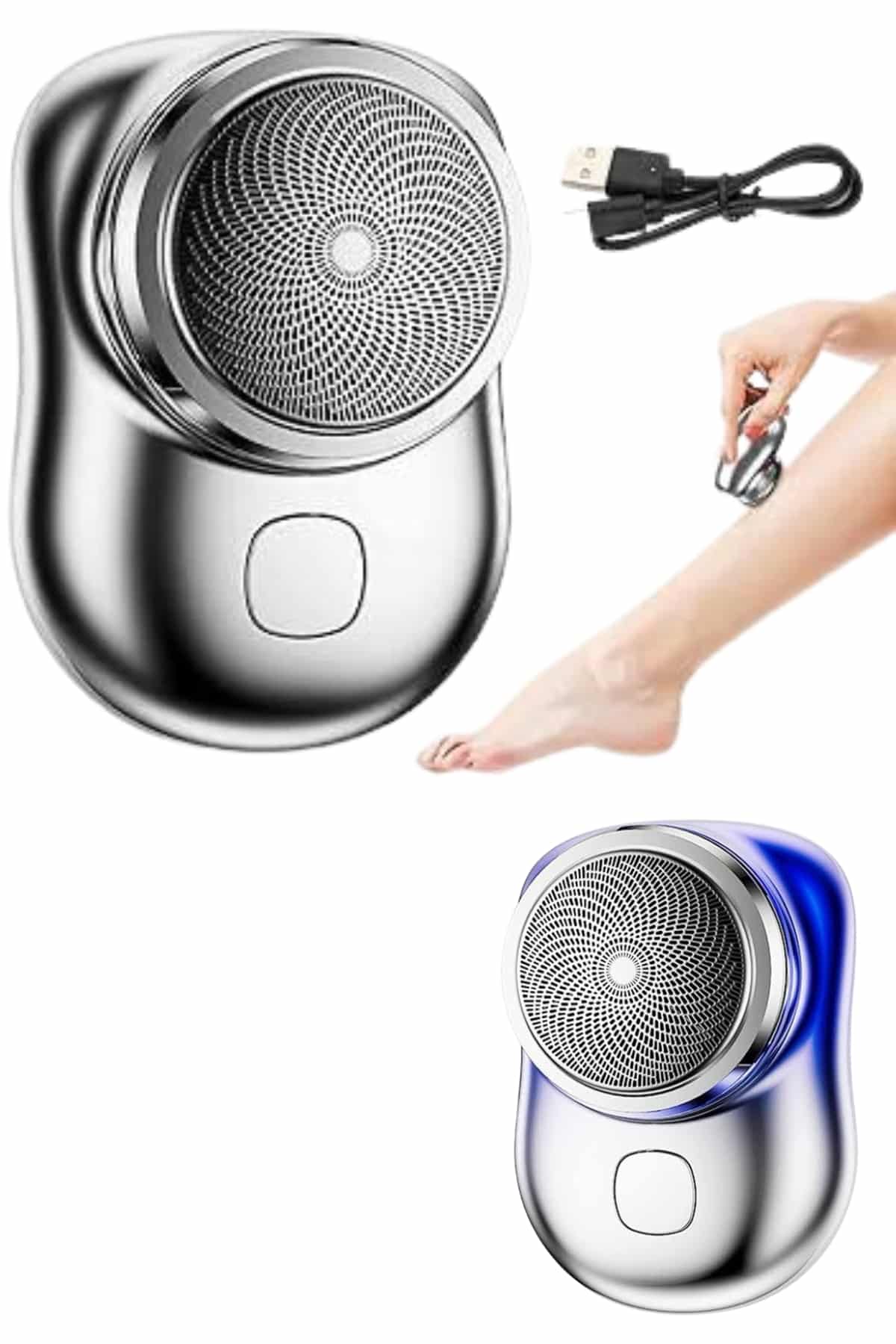 Elektrikli Mini Tıraş Makinesi,Taşınabilir USB Şarjlı Kablosuz Tıraş Makinesi