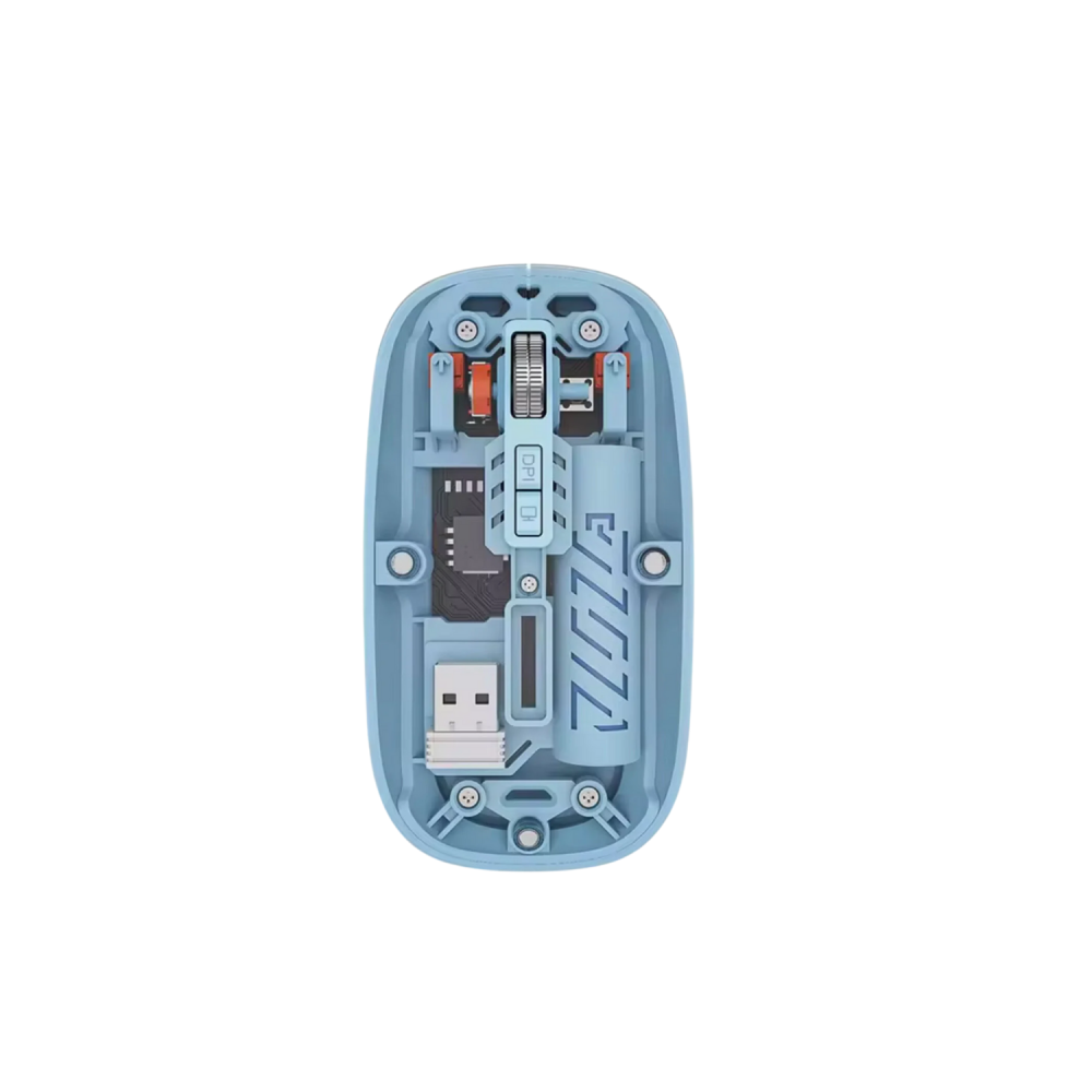 Bluetooth 5.2 Destekli Mavi Pilli Kablosuz Mouse Yeni Nesil