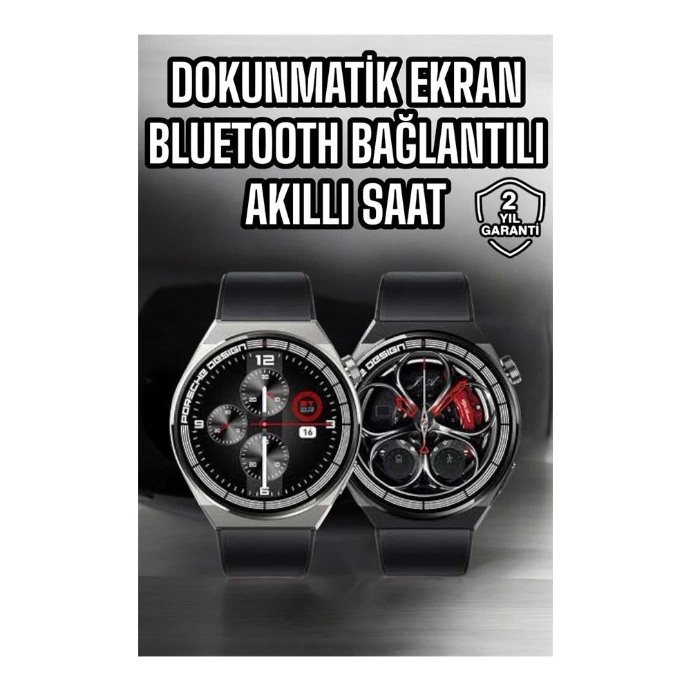 Akıllı Saat Dokunmatik Ekran Sesli Görüşme ve Bildirim Görme Sağlık Takibi