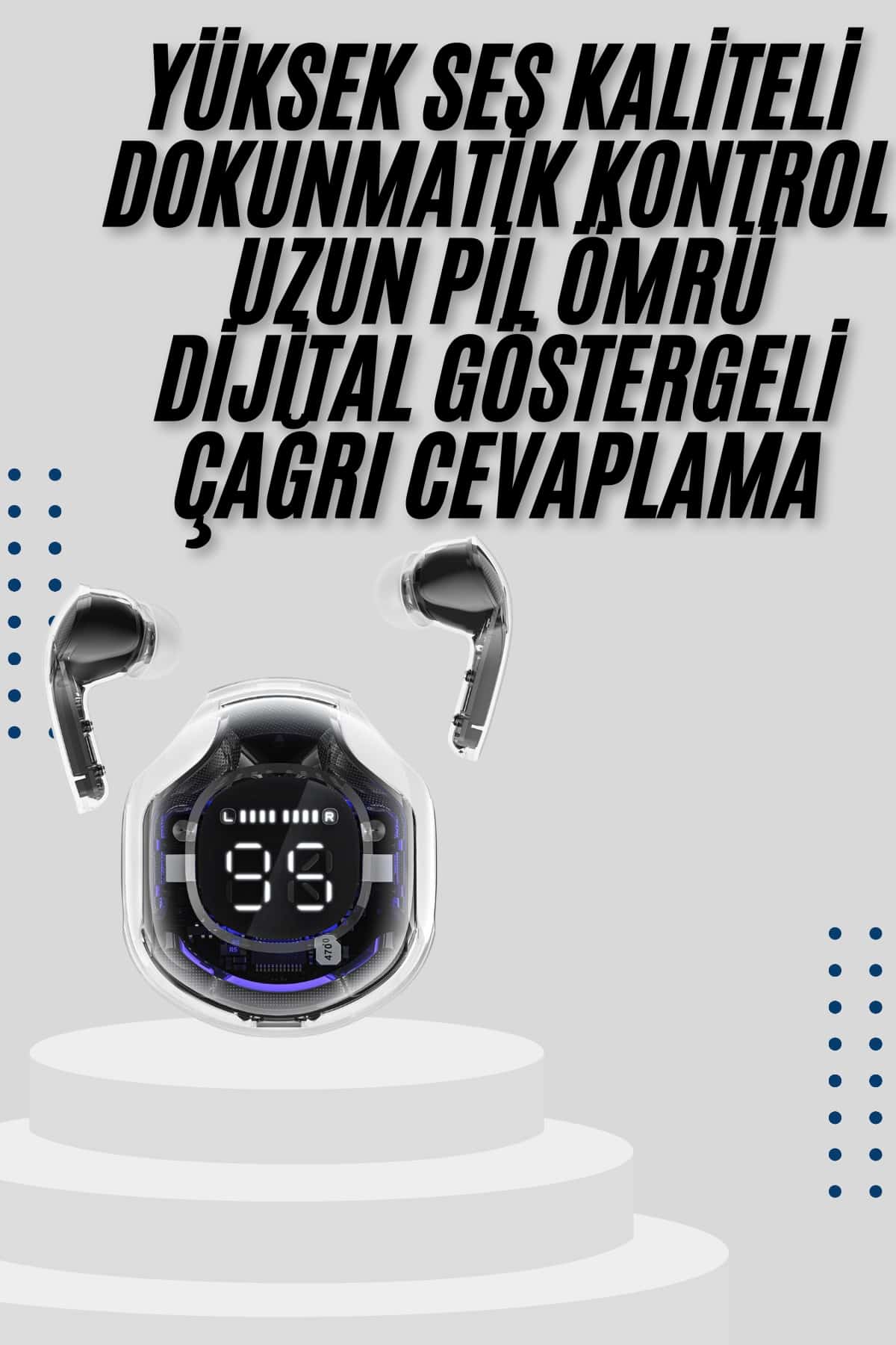 2025 Model Kablosuz Bluetooth Kulaklık ANC ENC Destekli HİFİ Stereo