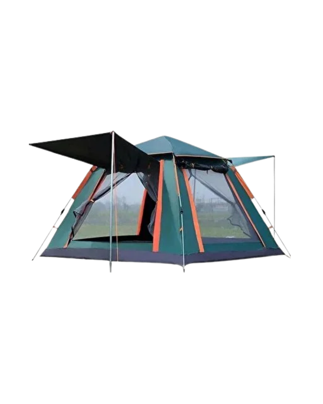 4 5 Kişilik Kamp Çadırı Güneşlikli Suya Dayanıklı Geniş Hacimli Outdoor