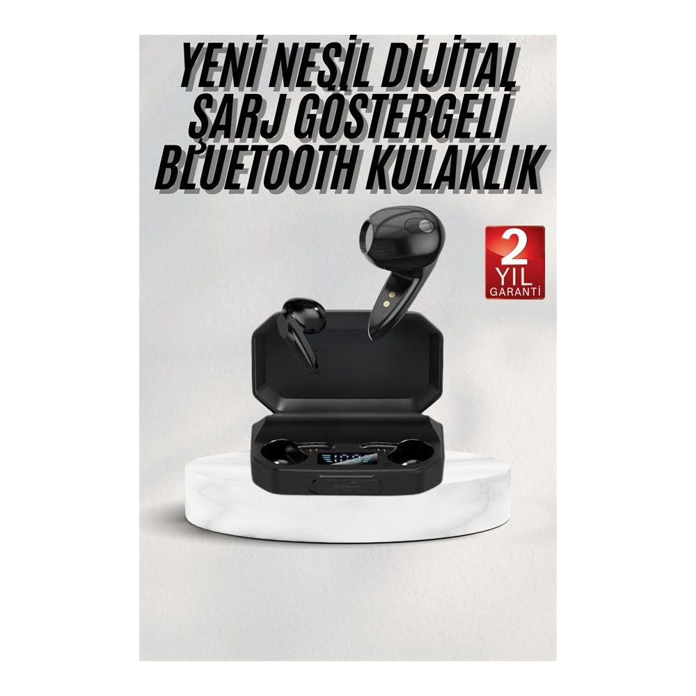 Siyah Profesyonel Kulaklık HD Mikrofonlu Çağrı Cevaplayabilen