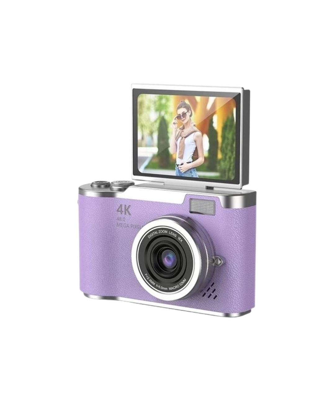 4K Dijital Kamera 48 MP Flip Ekran Vlog ve Fotoğraf Makinesi