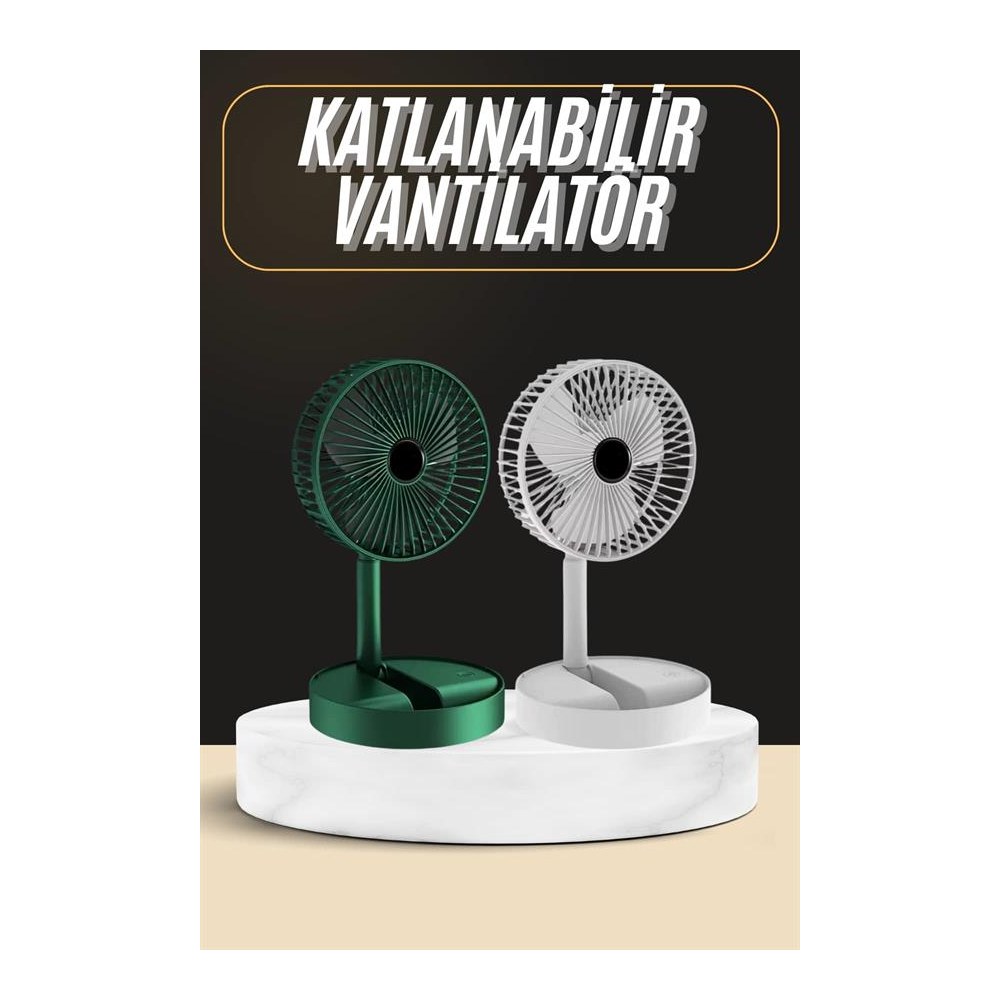 Katlanabilir Usb Şarjlı Masaüstü Soğutucu Mini Fan Telefon Tutucu Yeni Nesil