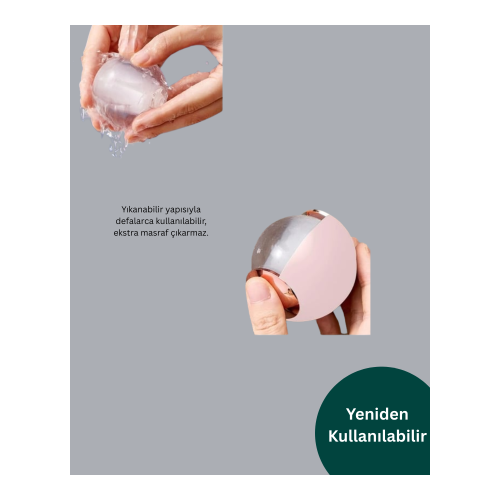 Kompakt ve Taşınabilir Tüy Temizleme Topu – Su ile Kolay Temizlik