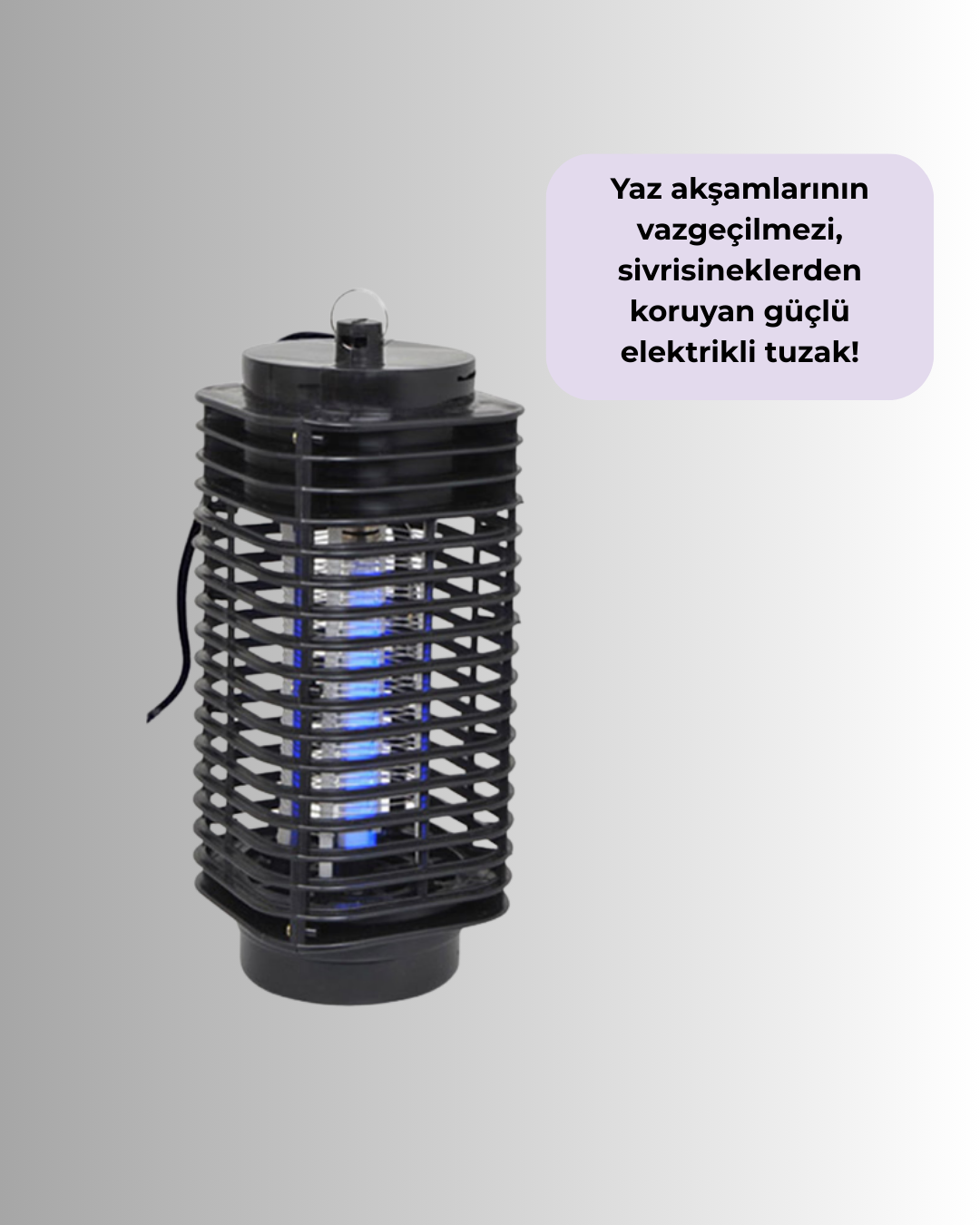 Kimyasal İçermeyen UV Işıklı Böcek ve Sivrisinek Kapanı – Güvenli Kullanım Yeni Nesil