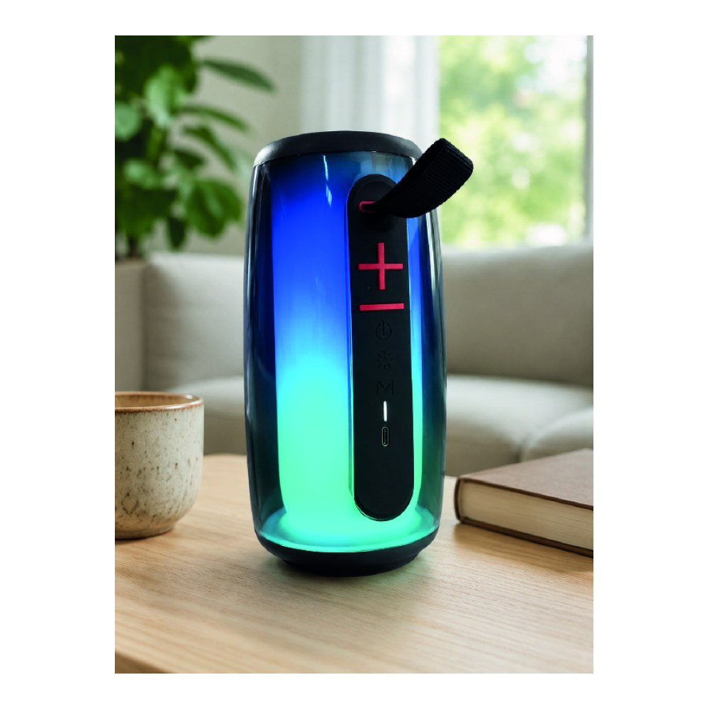 Kablosuz Bluetooth Hoparlör RGB Ambiyans Işıklı USB ve TF Kart Destekli