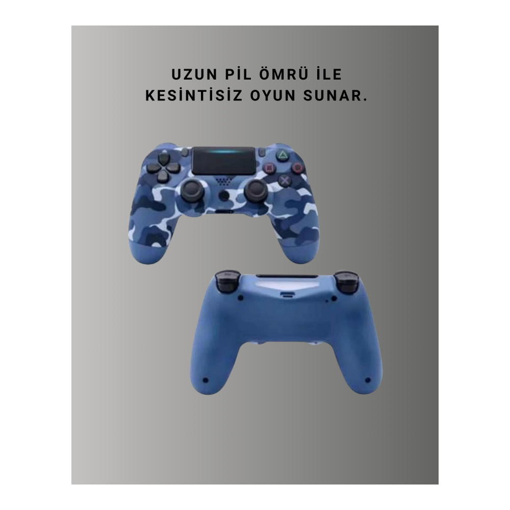 Uzun Pil Ömürlü Oyun Kolu – USB ile Hızlı Şarj Desteği