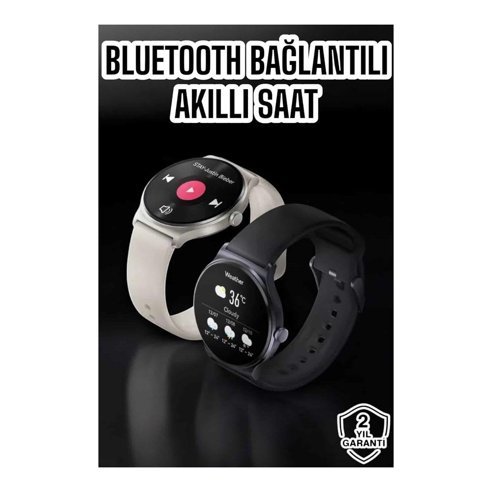 Akıllı Saat Sesli Görüşme Bluetooth Bağlantılı 3 Kordonlu Yeni Nesil