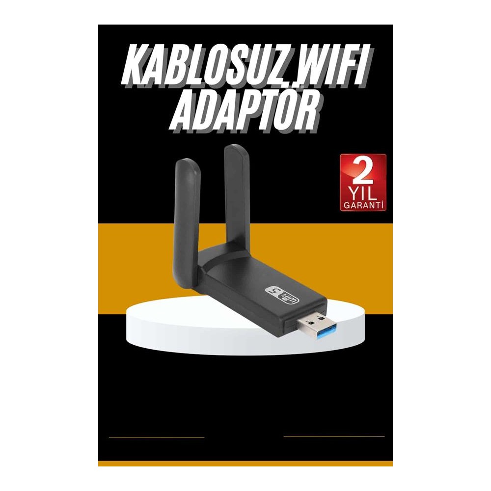 Mbps Wifi Alıcı Kablosuz Wifi Adaptörü Çift Band Çift Antenli Yeni Nesil